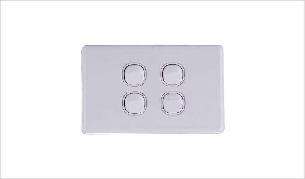 Four Gang Two Way Switch 16Amp Horizontal
